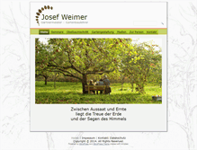 Tablet Screenshot of josef-weimer.de